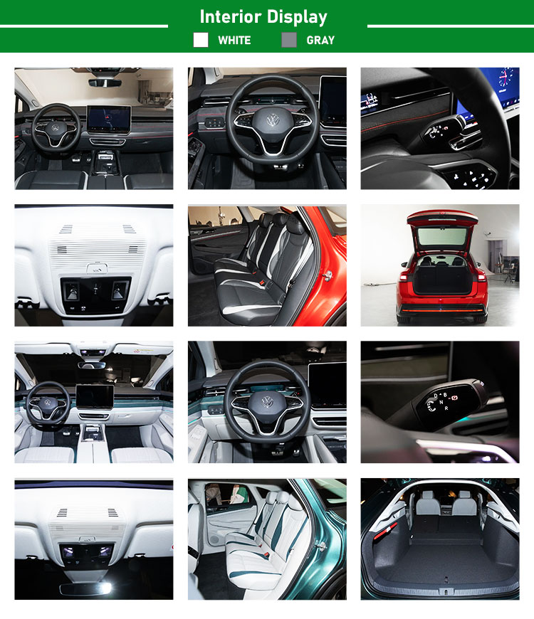 2024 0km Used Car VW id.7 VIZZION 518Km Electric Car Vehicle Energy Car Seats 5 Seats Level Compact SUV