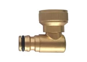 China Easy Connect Brass Hose Elbow 3/4&quot; Female Thread High Performance 90 Degree Turning factory