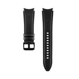 China 20mm Silicone Leather Watch Band Retro Replacement for Samsung Watch Series Band Width factory