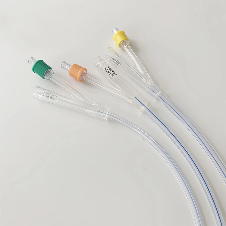High Quality Disposable Medical Silicone Foley Catheter OEM