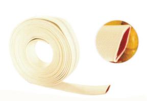 China White Natural Rubber Lined Fire Hose Dia 25 To 152mm For Firefighting factory