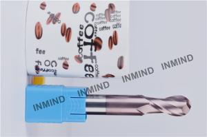 China End Mill Sharpening Service Milling Tool Bits , AlTiN Coating 2 Flute End Mill factory