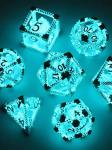 For DND World Wear Resistant Polyhedral Dice Lightweight Manual Grinding