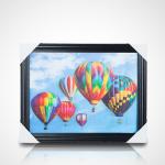 3D lenticular painting poster PET 30*40cm 5D lenticular poster tigers 3D