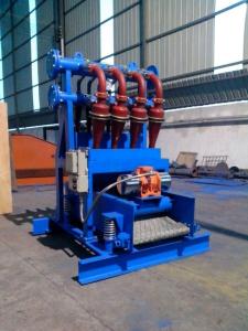 China 4 Nos Desilter Hydrocyclone Blue Color 62m3/H Capacity factory