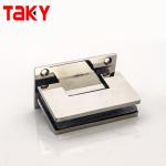 Hydraulic Glass Hinge for Hotel Shower Door Wall Mount 600-800mm Width Stainless