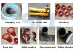 Concrete spraying shotcrete machine accessories rubber elbow for connect convery