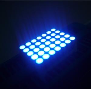 China bright blue 5x7 Dot Matrix Led Display Wide Viewing Angle for Indoor And Outdoor Advertising Screen factory