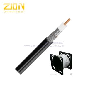 Composite RG6/U CCTV Coaxial Cable With 95% CCA High Shield Coverage with Power
