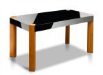 Modern Dining Room Furniture,Walnut Wood Dining Table,Metal/PU Chiars