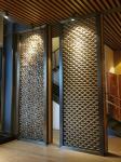 Luxury Stainless Steel Screen Titanium Hotel Lobby Aluminum Room Divider Screen