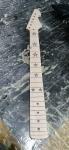 Custom Grand Paddle Guitar Headstock Unfinished Roasted Maple ST Guitar Neck