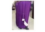 170T Lining Soft Trolley Luggage Suitcase , 4 Single Rotative Wheels Soft Sided