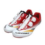 Colored Road Racing Bicycle Shoes , Dampproof Road Bike Cycling Shoes Mesh