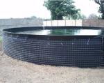 30000 L PVC Tarpaulin Fish Tank Strong Stainless Steel Wire Fish Pond For Fish