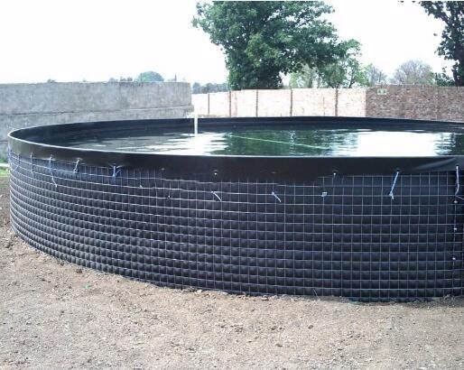 30000 L PVC Tarpaulin Fish Tank Strong Stainless Steel Wire Fish Pond For Fish