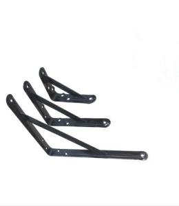 China Large Metal Floating Shelf Brackets , Industrial Iron Shelf Brackets Long Durability factory