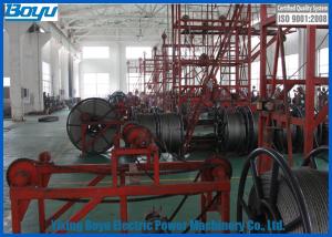 China 22mm 18 Strands 372kN Anti twist Wire Rope Overhead for Transmission Line Stringing Machine factory