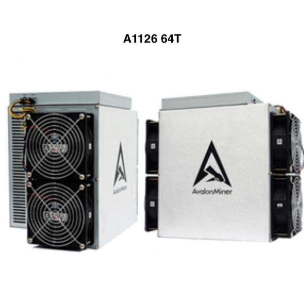 China Canaan Avalon A1126 64th/s asic Blockchain mining Bitcoin Miner Machine 3420W factory