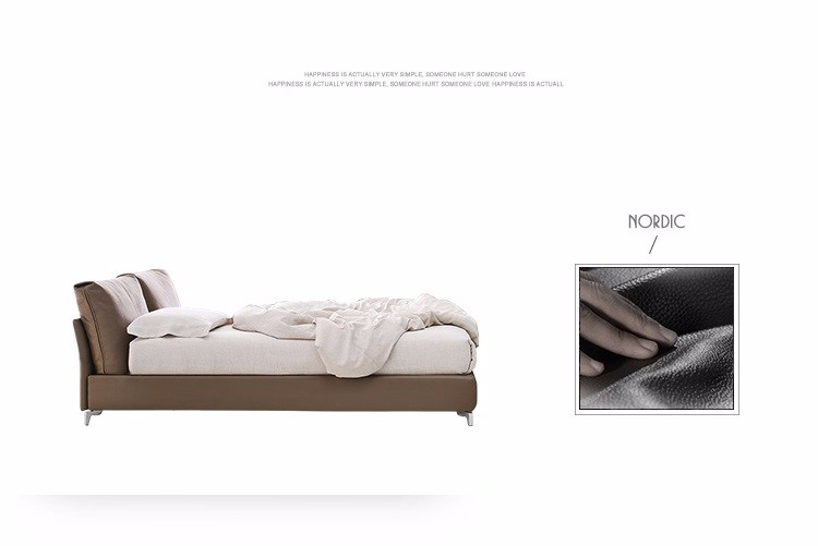 Latest Wooden Double Bed King Size ZZ-BD007