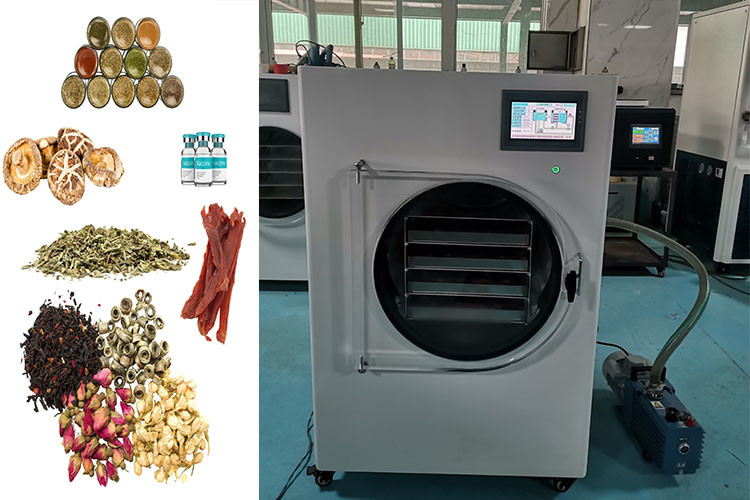 Vacuum Food Lab Freeze Dryer 4-6 Layers 20-24 H / Batch