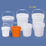 Customized Logo 10L Plastic Bucket for Paint Thinner and Lubricant Tamper