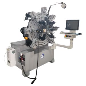 China CNC Spring Machine Automatic Spring Machine with 4 Pairs Wire Feed Roller 1 Year Warranty and OEM Service factory