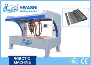 China Security Stiffer Metal Door Plate CNC / Manual Spot Welding Machine , Galvanized Steel Welder factory