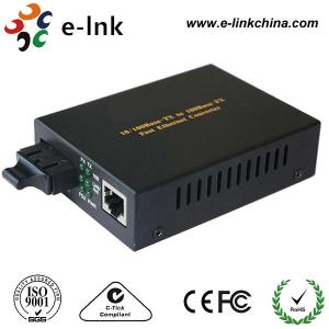 China SM Dual Fiber Ethernet Media Converter 10 / 100Base - TX To 100BASE - FX factory
