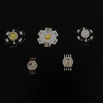 130LM 2900K - 3200K 1w High Power LED Warm White Bridgelux Chip for Street Light
