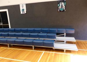 China Flexible Aluminum Sports Modular Grandstands/ Bleacher Seating With Polymer Seat Plank factory
