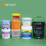 UMETASS Food Grade PP 5L Round Plastic Bucket for Cold Drink Storage Bucket and