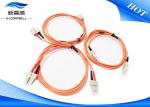 MM 3.0 DX LSXH PVC 2M Fiber Optic Patch Cables SC UPC SC UPC For Aerospace
