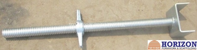 Universal Scaffold Screw Jack With Dismountable Base Plate and U-Head