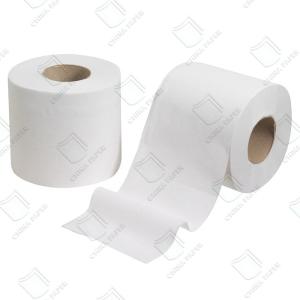 China 100% Virgin Pulp Bathroom Tissue Roll 1-4 ply Soft Strong and Biodegradable Toilet Tissue factory