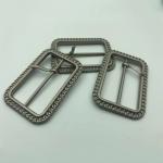 Rectangle 10mm - 50mm Metal Slide Buckle Strap Adjuster Slider