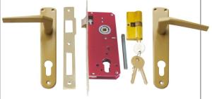 China 35-50mm Door Thickness Iron Mortise Door Lock with Single Cylinder Functionality factory