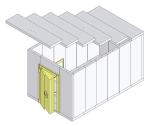 Width 3500mm Height 1800mm Residential Safe Rooms For Treasure