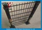 656mm Double Horizontal Wire Mesh Fencing / High Security Wire Fence