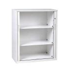 Office furniture metal Vertical Double steel roller shutter door storage cabinet