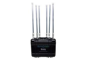 China Max 90w High Power Backpack Jammer 6 Channels For Military Forces / SWAT Teams factory