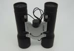 Black 12x32 Compact Folding Binoculars , Compact Sports Binoculars With Neck