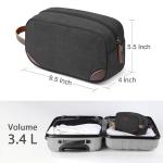 Mens Canvas Portable Bathroom Bag For Business Trip