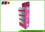 Floor Standing Product Display Stands , Cardboard Pos Displays Shelving Unit For