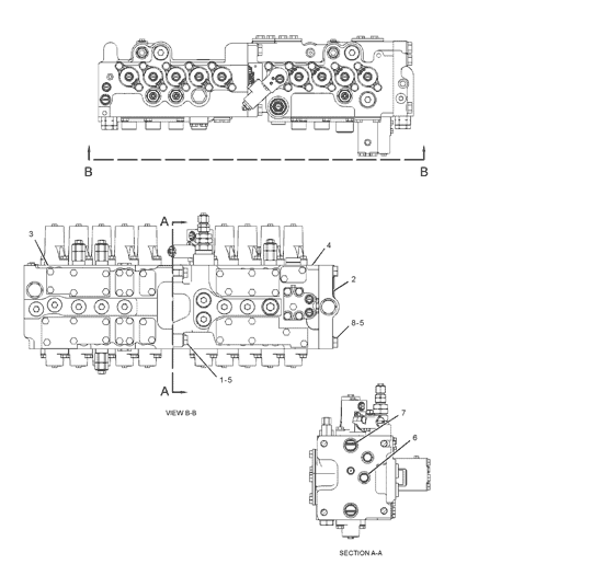 2851536 CA2851536 285-1536 2851540 285-1540 352-6849 352-6846 FOR CAT 330D 330DL 336D 336D2 340D 340D2L EXCAVATORS PARTS HYDRAULIC MAIN CONTROL VALVE