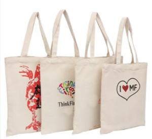 China Nylon Handle 2 Line Sewing 18oz Canvas Grocery Bag factory
