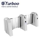 RFID Card Pedestrian Flap Turnstile Barrier Gate Access Control System 100-240V