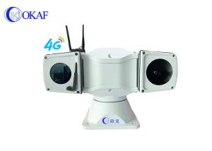 China 4G Dual Sensor Thermal Imaging PTZ Camera Day / Night Long Range Vision factory