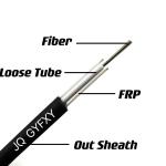 Outdoor Fiber Optic Cable GYFXY Central Loose Tube Non-metallic Non-armored