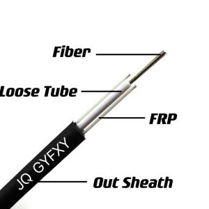China Outdoor Fiber Optic Cable GYFXY Central Loose Tube Non-metallic Non-armored Cable Single Mode factory